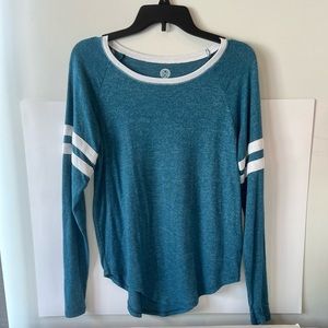 SO Small Aqua Long Sleeve T-shirt